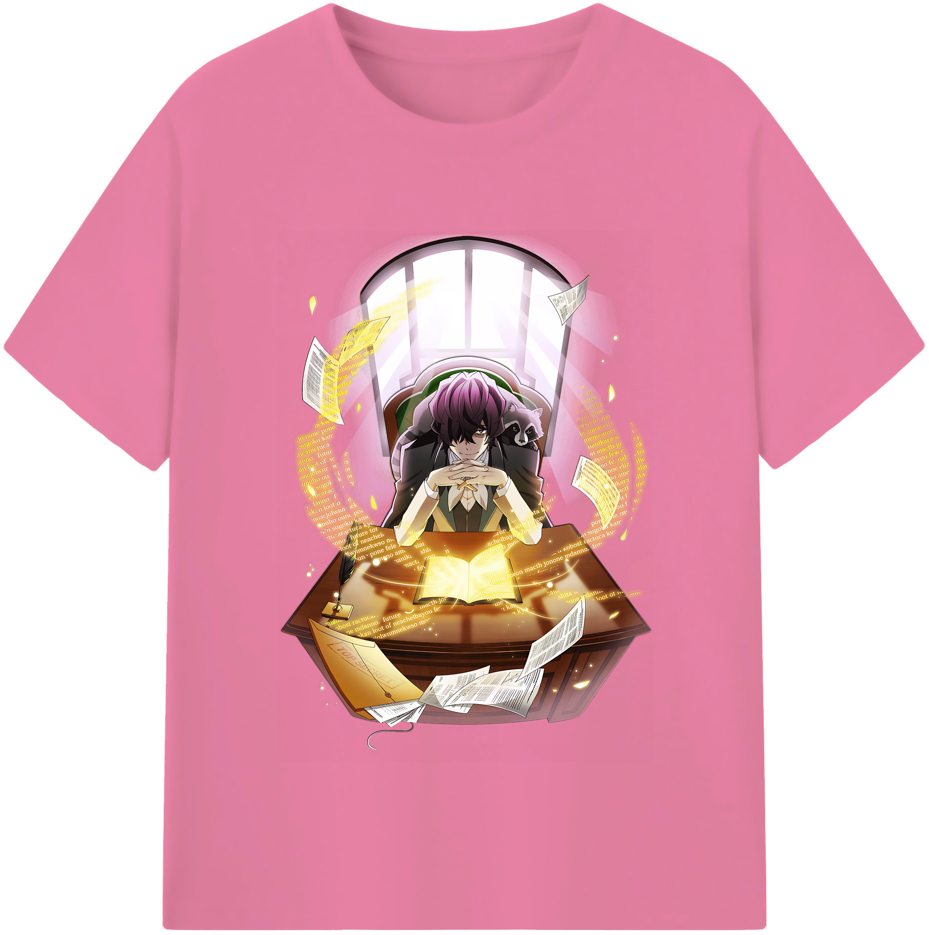 （画像用） 文豪ストレイドッグス Bungo Stray Dogs 綿100％半袖Tシャツ（フロントプリント）
